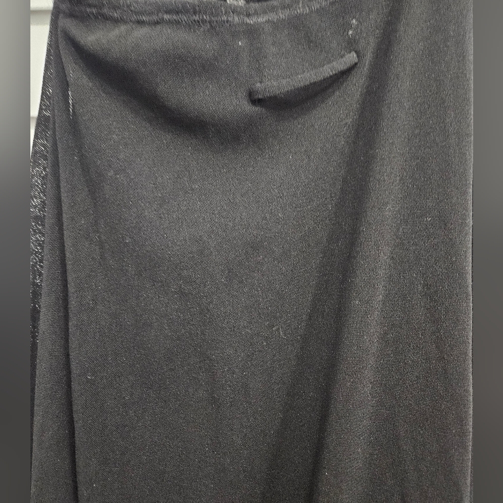 Jean Paul Gaultier Black Sheer Asymmetrical Fringed Skirt M - Picture 5 of 5